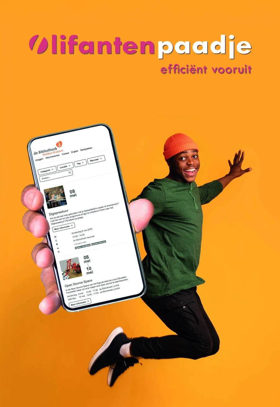 Boekomslag olifantenpaadje